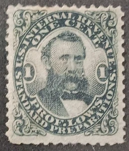 U.S.A MATCH AND MEDICINE STAMPS SCOTT RS166b Silk On Face Of Stamp! - Picture 1 of 2