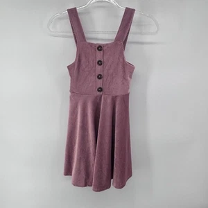 Vestido beauthees Niñas Pana Botón Delantero - Niños Calce y Acampanado Talla 10 - Imagen 1 de 5