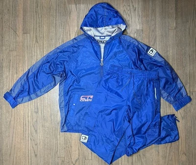 Conjunto de chándal y chaqueta de chándal Cyber Active Cybertek de colección azul mediano Foto 1 de 4