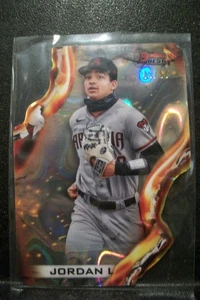 JORDAN LAWLAR 2021 Bowman's Best Heat Wave Gold Lava Refractor 36/50 #5 Dbacks - Picture 1 of 1