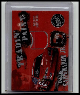 2004 Press Pass VIP #TPD 1 Dale Earnhardt Jr. Tradin' Paint Silver #/70 - Image 1 of 2