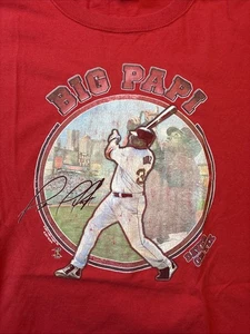 2007 BOSTON RED SOX ~ BIG PAPI - DAVID ORTIZ ~ XL Red Short Sleeve T-Shirt - Picture 1 of 12