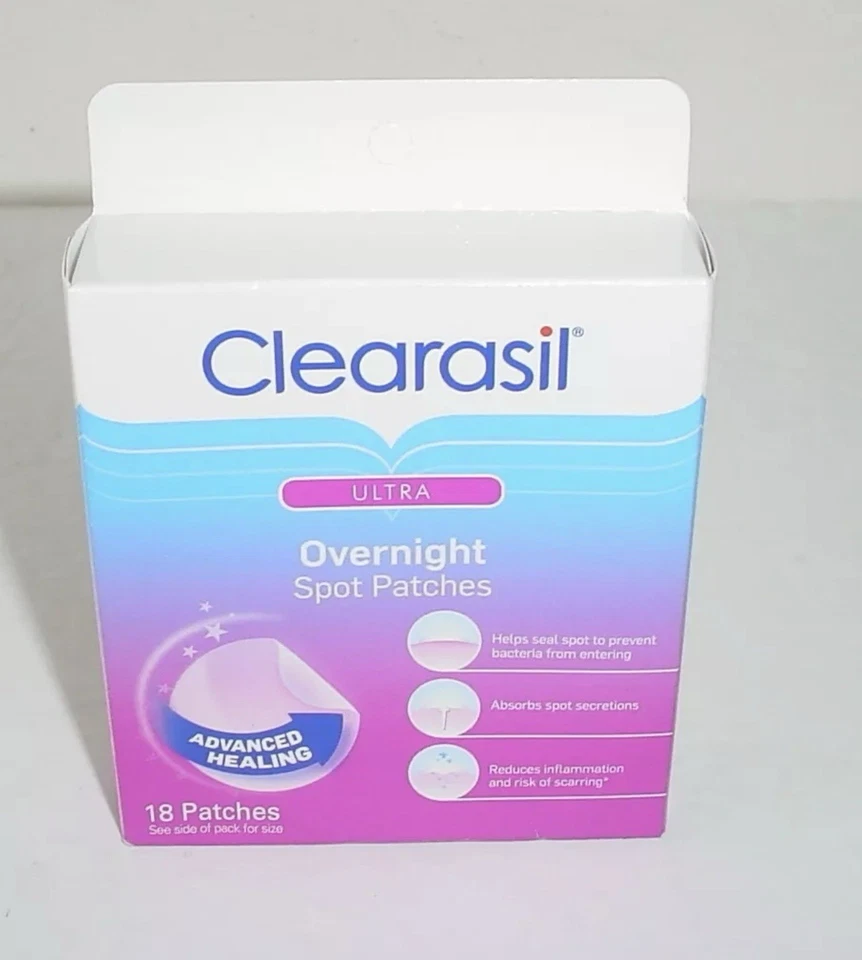 Clearasil Ultra Overnight Spot Patches 18-Count - New In Box - Image 1 of 1