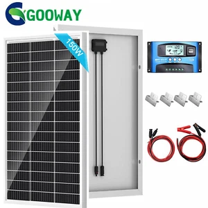12V Solar Panel Kit 150W 300W Battery Charger 60A Controller Trailer RV Camper - Picture 1 of 11