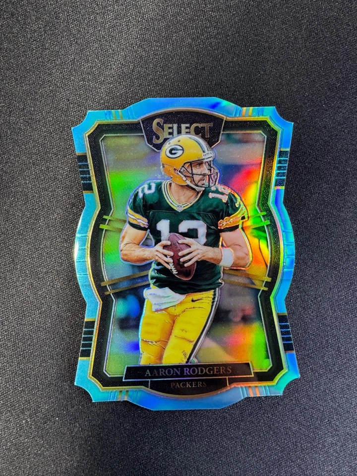 2017 Select Aaron Rodgers Premier Light Blue DieCut Prizm #179 Steelers #d 16/99 - Image 1 of 2