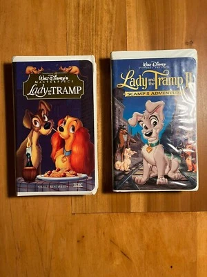 Disney's Lady and The Tramp VHS 4673 & Lady and The Tramp 2 -VHS 21226-VG+ - Image 1 of 4