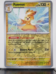 INVERSA HOLO Pawmot 076/198 Casi Nuevo/M Rara Tarjeta de Pokémon Violeta Escarlata - Imagen 1 de 2