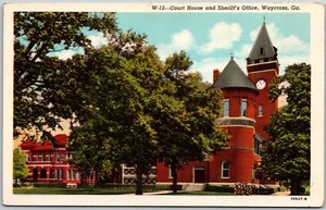 Waycross Georgia GA, Court House and Sheriff's Office Building, Vintage Postcard - Picture 1 of 2