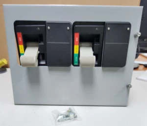 😎 SCHNEIDHAMMER MCC 12" GEBROCHEN DUAL FEEDER EIMER 50/70 AMP 480V 3 PHASEN - Bild 1 von 11