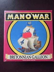 Bretonnian Galleon for Man O War by Games Workshop 1993 new in shrink - Picture 1 of 3