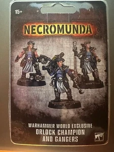 Warhammer World EXCLUSIVE NECROMUNDA ORLOCK CHAMPION & GANGERS Forgeworld BNIB - Bild 1 von 2