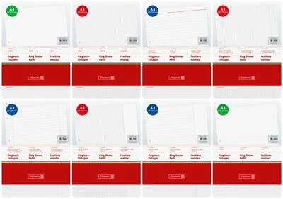 BRUNNEN (BAIER & SCHNEIDER GMBH & CO. KG) Brunnen A4 Ringbucheinlage (Kariert, Liniert, Blanko, Unliniert, mit/ohne Rand)