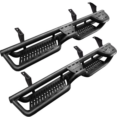 Running Board For 2005-2023 TOYOTA Tacoma Double Cab Black Drop Bar Step BXKQ - Image 1 of 4