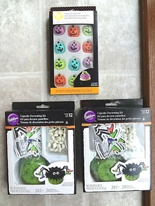 Wilton Halloween Cupcake Decorating Kit (lot of 3) New - Free Shipping - Picture 1 of 10