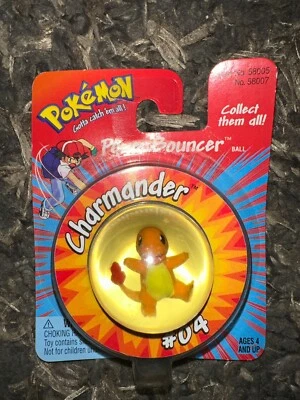 Hasbro Pokemon 1998 - #004 Charmander Power Bouncer - Nuevo en caja sellado primera edición Foto 1 de 2
