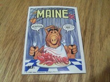 1987 ALF TRADING CARD  MAINE    # 19