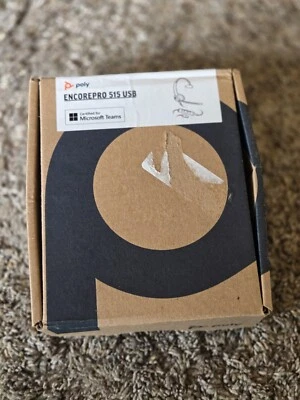 Poly EncorePro 515 Headset - USB-C, Wired, USB-A, on-ear, - 218271-01 Open Box - Image 1 of 4