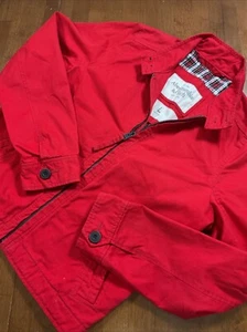Abercrombie Fitch Jacket Mens Size Large Red Field Coat OG - Picture 1 of 13