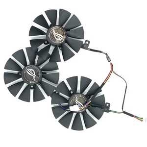 87MM Graphics Card Cooler Fan For ASUS Strix GTX 1060 OC 1070 1080 GTX 1080Ti RX - Picture 1 of 20