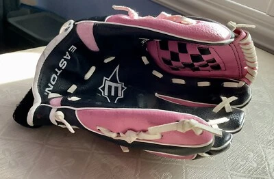 Easton Adjustable  Strap T-Ball PINK  Baseball Glove Size 9.5” Fits On (L) Hand - Image 1 of 4