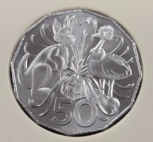 2024 Australian BABY set - Fifty 50c cent coin - COAT OF ARMS COA UNC x RAM mint - Picture 1 of 2