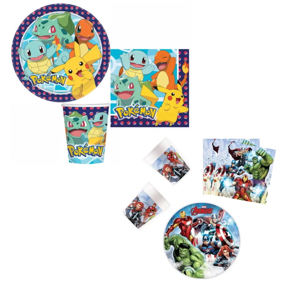 Birthday Kid's Party Set Decoration Table 32, 36 Pieces - Image 1 of 1