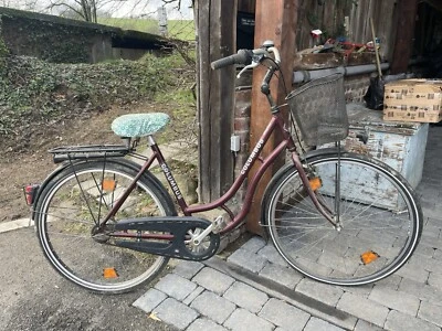 Hollandrad mit Einkaufskorb - Bild 1 von 2