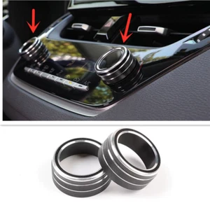 Console Air-Condition Adjust knob Black Trim Cover For Toyota Corolla 2019-2023 - Picture 1 of 4