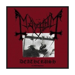 MAYHEM DEATHCRUSH WOVEN SEW ON PATCH OFFICIAL LICENSED PATCH - Bild 1 von 6