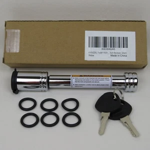 Hitch Pin Lock with 2 Keys,  5/8" Truck Trailer Receiver for 2" Towing Receiver - Picture 1 of 3