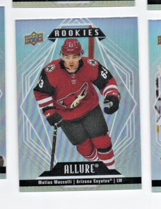 2022-23 Upper Deck Allure Rookies Matias Maccelli Coyotes B-759