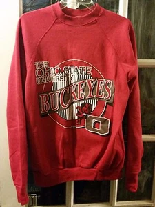 Ohio State University Buckeyes Retro Pullover Sweatshirt Youth XL Brutus NWOT - Picture 1 of 4