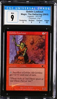 GOBLIN LOOKOUT Legions Foil C CGC 9 Q+ MTG [Nostalgium] - Image 1 of 2