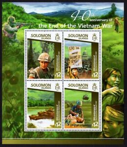 SOLOMON ISLANDS - 2015 '40th ANN, END OF VIETNAM WAR' Miniature Sheet MNH [E0917