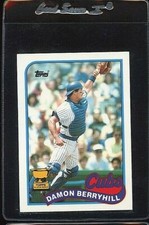 1989 TOPPS TIFFANY #543 DAMON BERRYHILL ROOKIE RC CHICAGO CUBS 