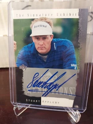 2003 Upper Deck Renditions The Signature Exhibit Stuart Appleby #SA Auto A - Image 1 of 3