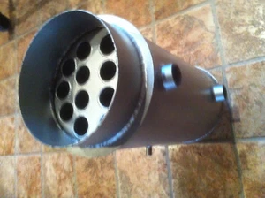 Intercambiador de calor de gases de escape tubo de humo intercambiador de calor DN150 conductor de agua acero inoxidable - Imagen 1 de 1