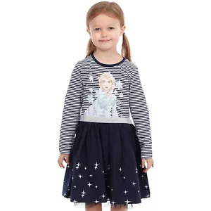 Vestido de fiesta Disney Frozen | Vestido de Elsa para niñas | Vestido Frozen Glitter para niñas - Imagen 1 de 10
