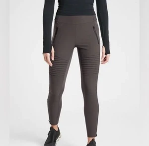 Moto híbrida Athleta Headlands ajustada talla 0 repelente al agua resistente a la abrasión - Imagen 1 de 10