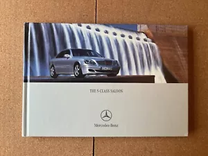 2004 Mercedes-Benz S-Class Saloon Hardbound Sales Brochure Book - Picture 1 of 3