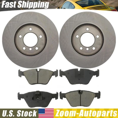 Kit de frenos delanteros rotores y pastillas cerámicas para BMW Z4 2003 2004 2005 2006 Foto 1 de 4