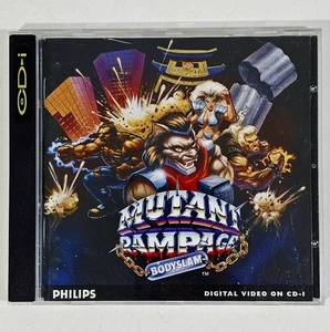 Philips CD-I Monster Wrestling MUTANT RAMPAGE BODYSLAM Postapokalypse Beat'em Up - Picture 1 of 6