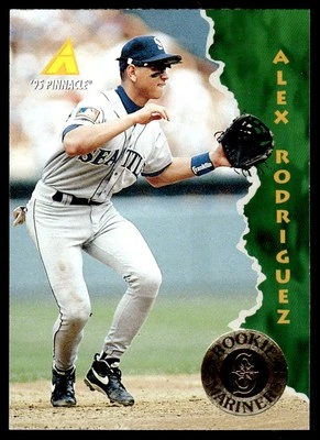 1995 Pinnacle Alex Rodriguez Rookie Seattle Mariners #132 - Image 1 of 2