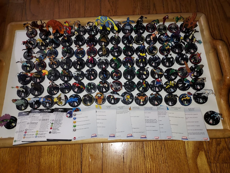 Marvel X-Men Figura Heroclix Juguete Lote de 100 Sin Duplicados Wolverine Deadpool++ Foto 1 de 4