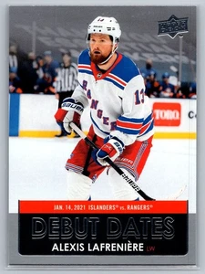 2021-22 Upper Deck Series 1 - Alexis Lafreniere #DD-1 New York Rangers NHL Card - Picture 1 of 2