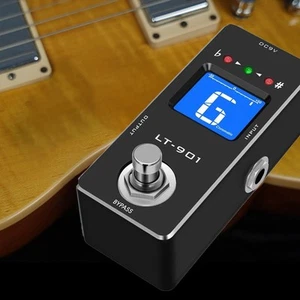 Pedal afinador cromático para guitarra de Rowin diseño compacto para fácil transporte - Imagen 1 de 12