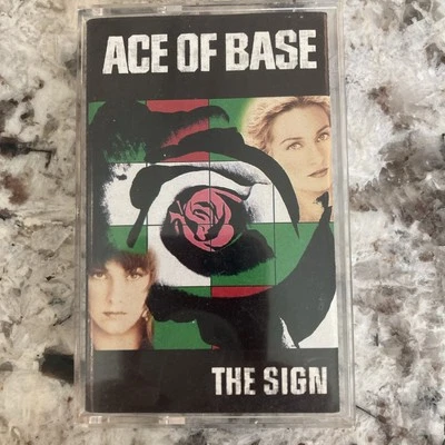 ACE OF BASE  THE SIGN Cassette Tape 1993 Synth POP   “ALL THAT SHE WANTS” - Image 1 of 4