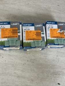 3 X Orbit 57465 Heavy Duty 1" & 3/4" Jar-Top In-Line Sprinkler Valve READ DESCRI - Picture 1 of 9