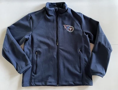 Men’s Large NFL Tennessee Titans Double-Sided Full-Zip Jacket - Image 1 of 4