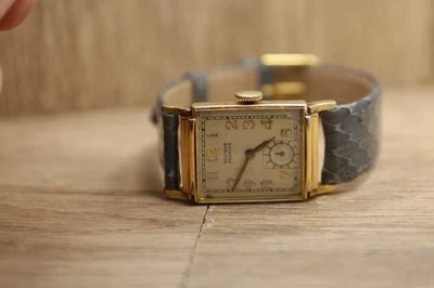 Vintage 1940s Waltham Premier 17 Jewels Watch Manual Wind Cal 750 10k GF Service - Image 1 of 4